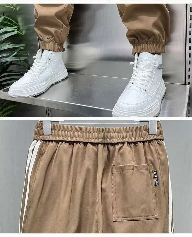 Large size mens summer pants mens sports mens tailoring mens Trouser Korean popular clothing jogging sportswear gym runners running goods W241009