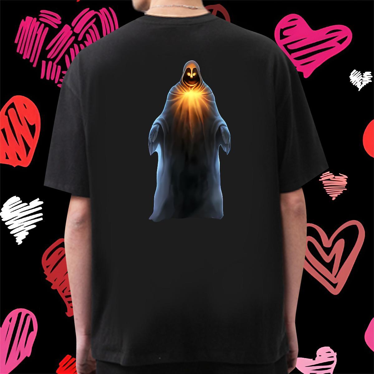 Wholesale Man T Shirts 100% Cotton 230g skull Anime Printing Street Customized Short Sleeve O-Neck Mens Tshirts Designer Fashion Tops Tees