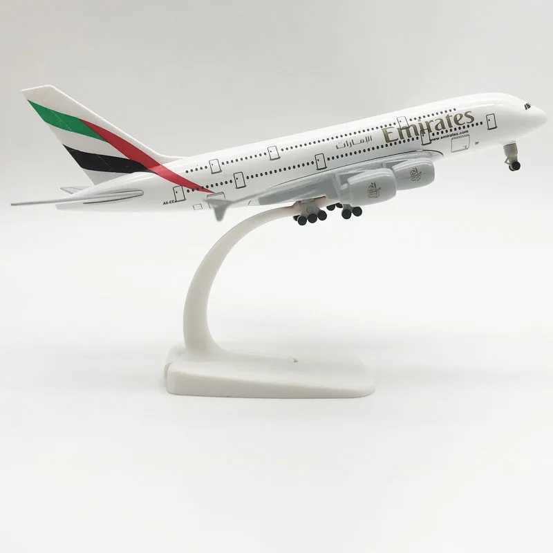 20CM Airlplane Model 1 400 Scale Diecast Alloy A380 Aircraft Model Toy GiftXJ241010 - view 4