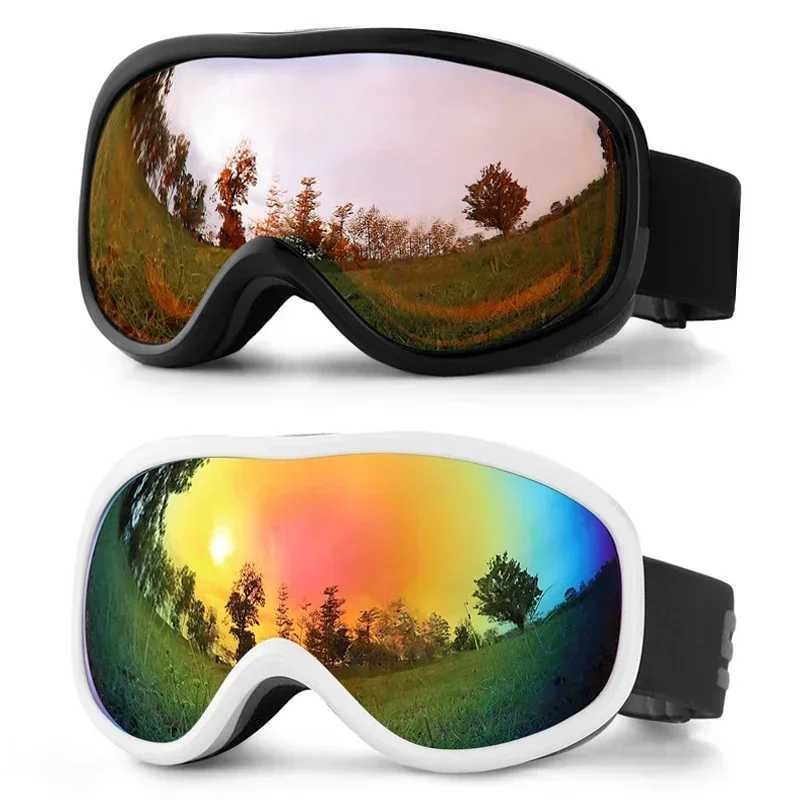 2025 Winter Magnetic Womens Motorcycle Off road Sports Anti fog Mens Skiing Glasses Mountain Womens Snow Google Outdoor Mens Motorcycle Face Mask CL24