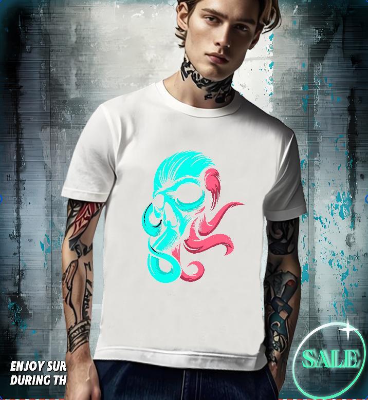 Unisex Man T Shirts 100% Cotton 230g skull Hip Hop Street Oversized 4XL O Neck Short Sleeves Men Tees Fashion Tops