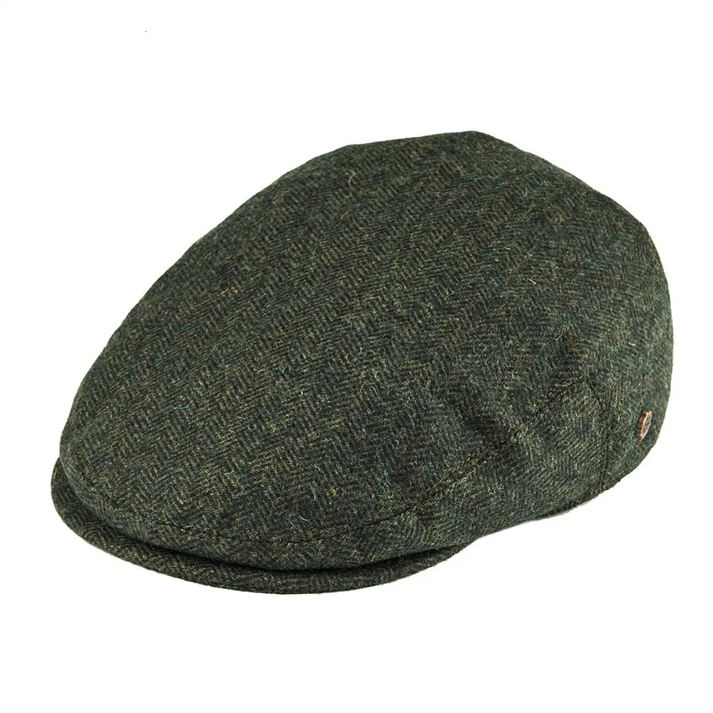 VOBOOM wool tweed herringbone Irish hat mens and womens beret driving s boys golf ivy flat green black yellow 200 241009