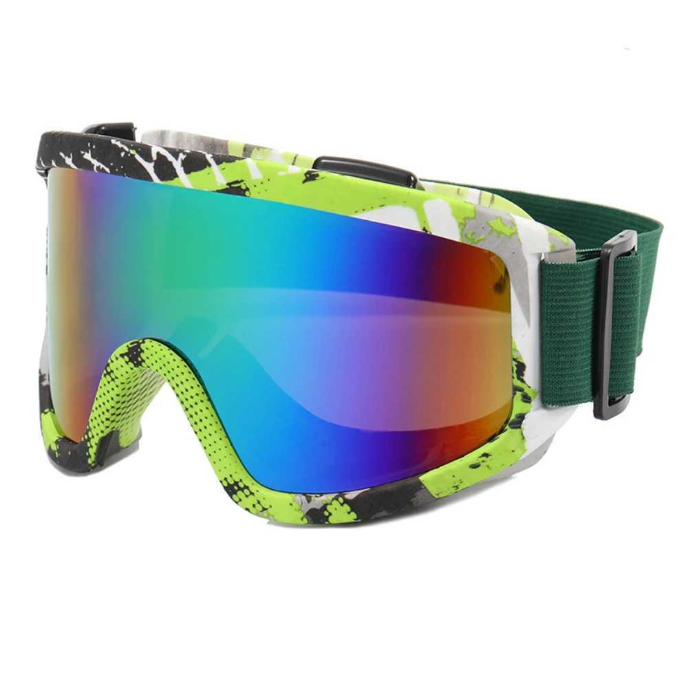 Ski goggles winter outdoor sports snow sunglasses Uv400 double-layer lens anti fog ski goggles for men CL241010