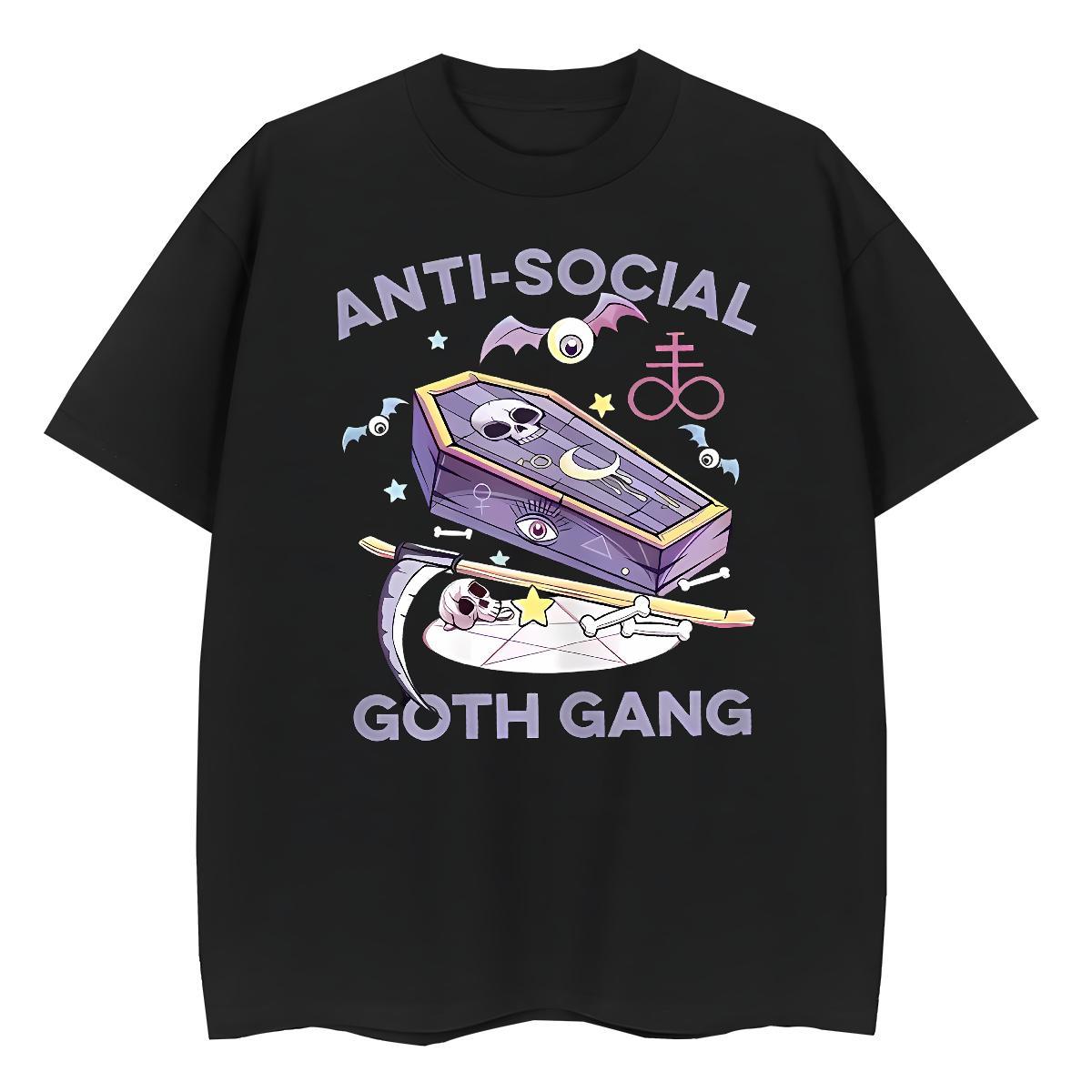 Classic T Shirts Women 230g Pure Cotton Breathable Crew Neck Sports Street Wear skull Tshirt for Man Woman Brand Cartoon Printing L-4XL Tees Shirts