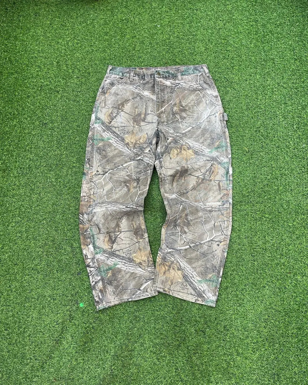 Mens clothing straight leg wide leg Y2k jeans Harajuku hip-hop camouflage retro denim pants fashion jeans streetwear 241007