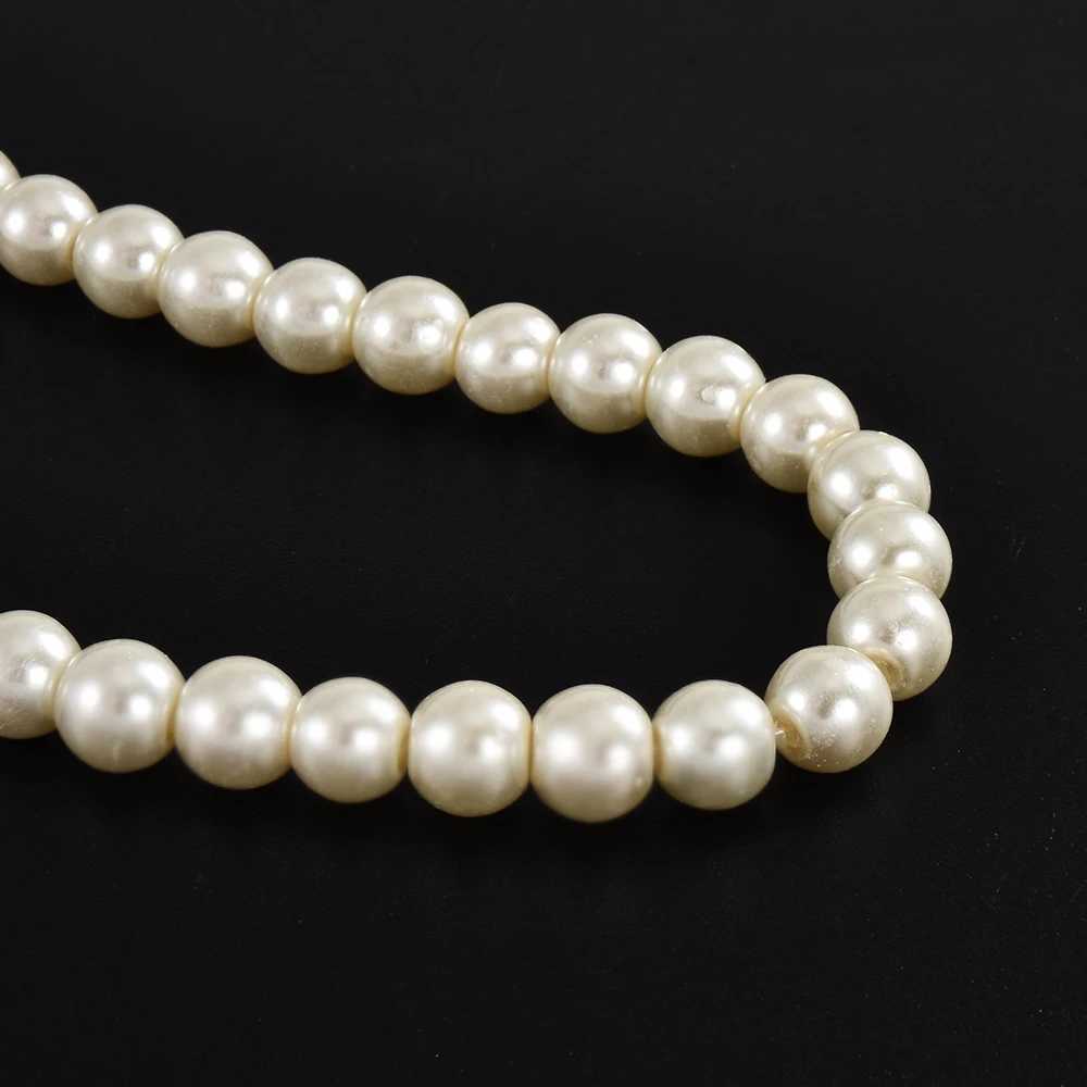 Newest Women Wedding Party Jewerly Set Simple Elegant Luxury Crystal Simulated Pearl Necklace Earrings Jewelry SetsX241009