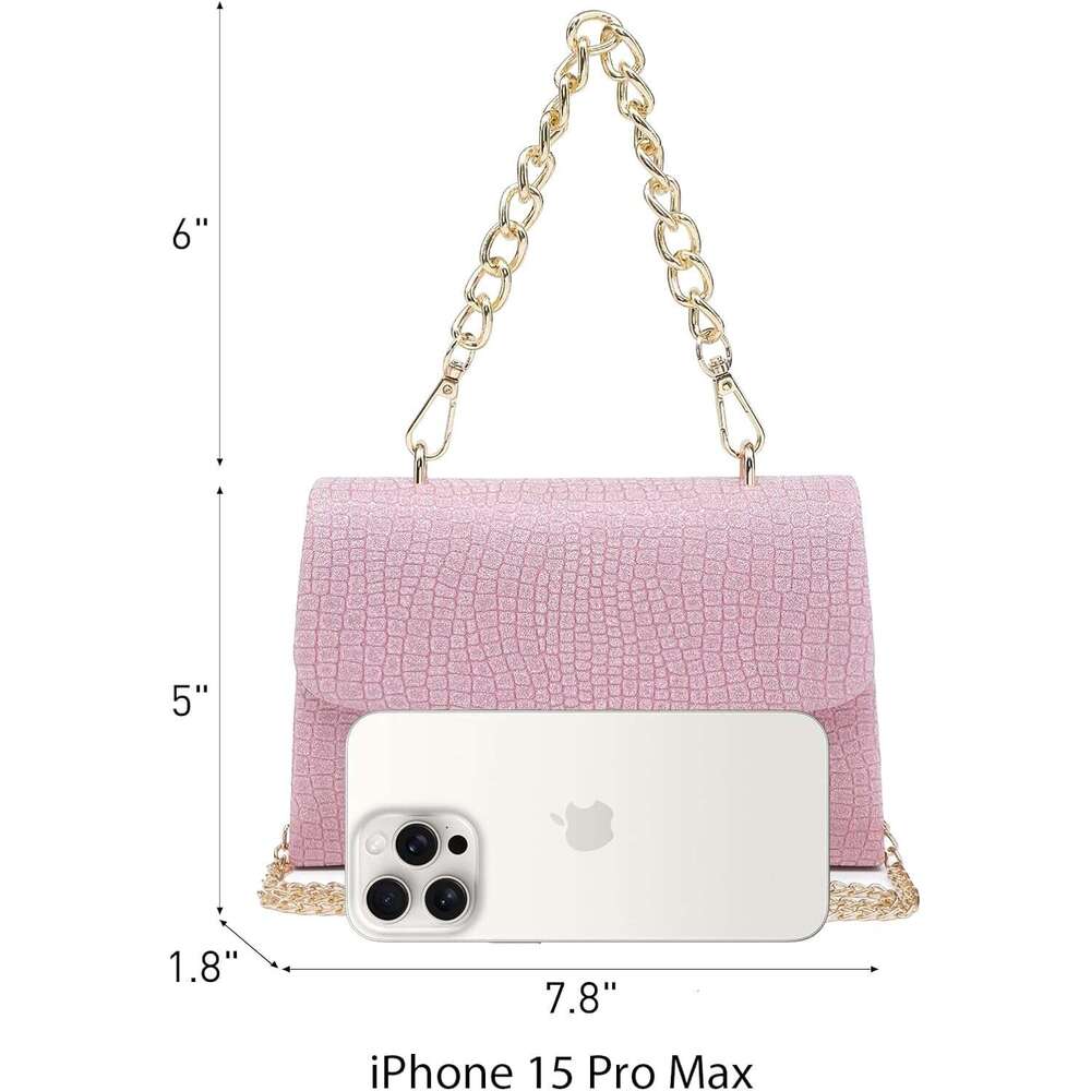Women Sparkg Glitter Evening Handbag Top Handle Clutch Purse for Wedding Party Prom tail Bridal