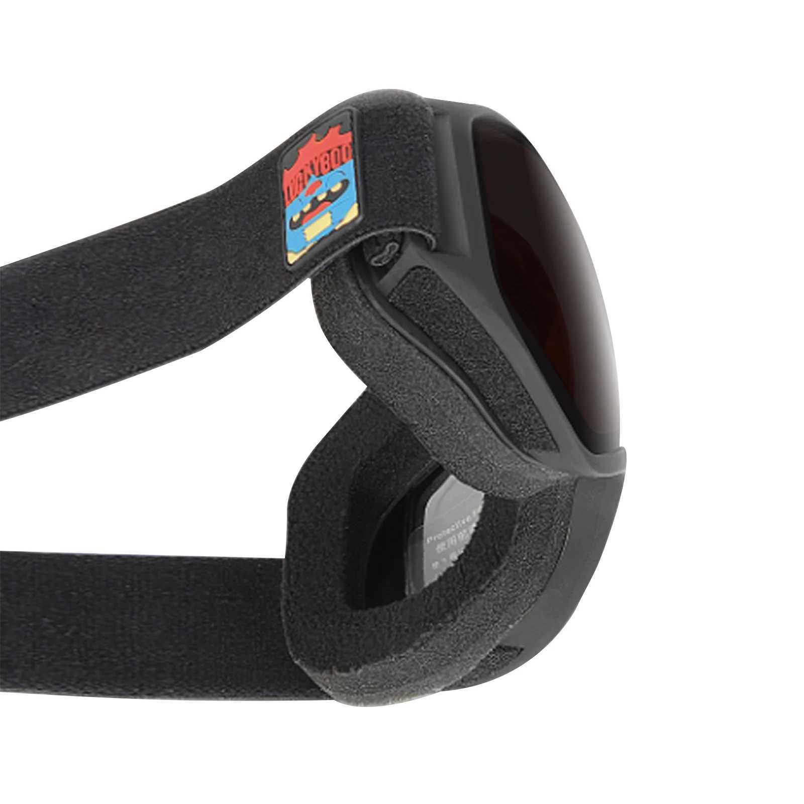 LUCKYBOO L1 childrens skiing goggles UV protection dual anti fog lenses large field of view with adjuster CL241010