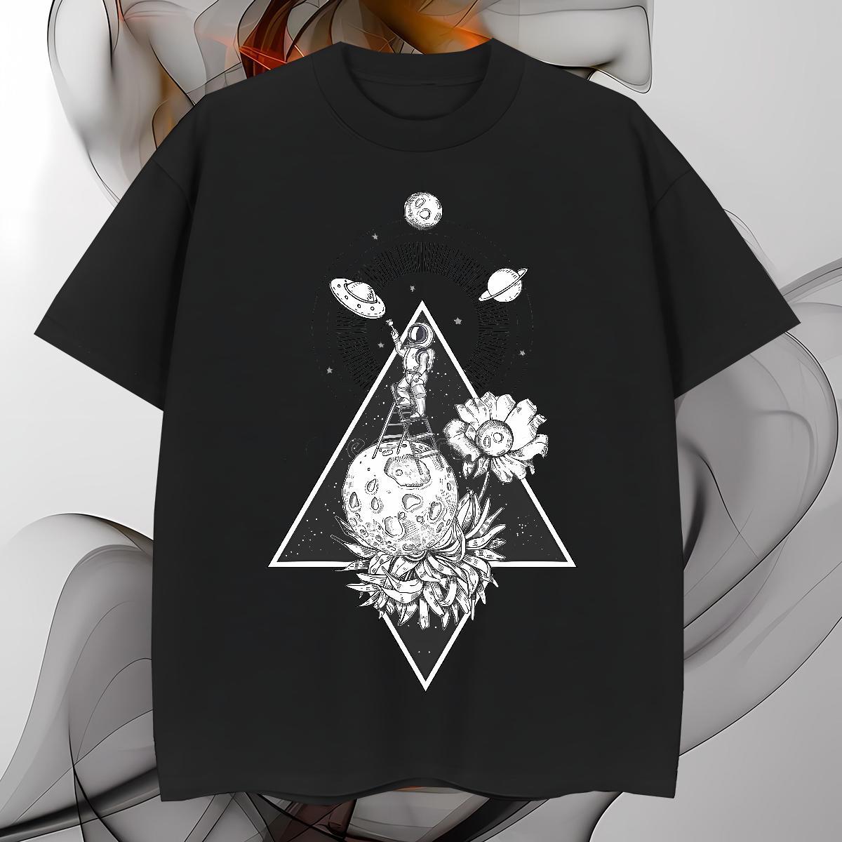 Brand Man T Shirts 230g 100% Cotton eye of the devil Sport Custom Print Oversized O Neck Short Sleeves Couples T Shirts 2024 DIY Tops Shirt