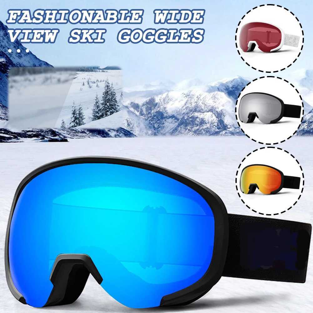 Ski goggles wide field of view anti fog and windproof goggles used for skiing sports CL241010