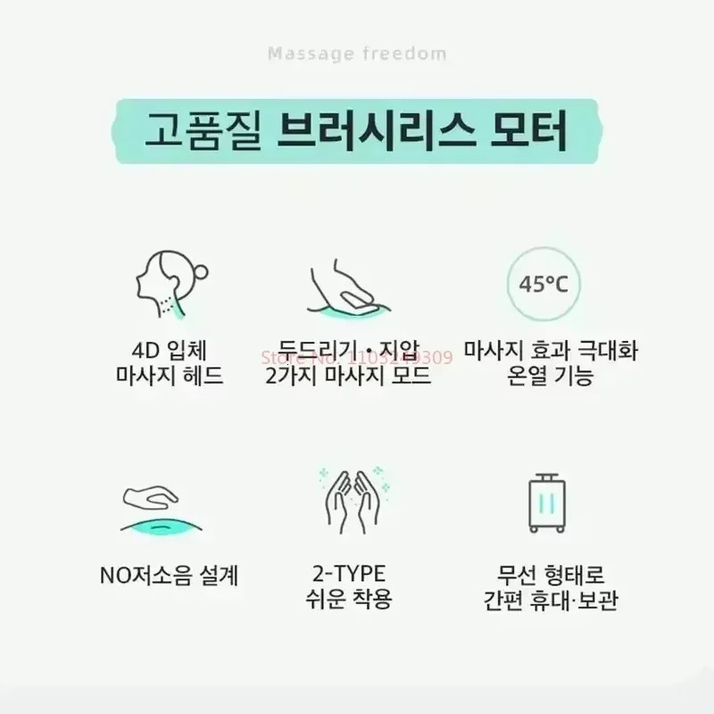 shoulder and neck massager from South Korea 26w brushless DC shoulder and neck massager multifunctional kneading compression massage shawl 241008