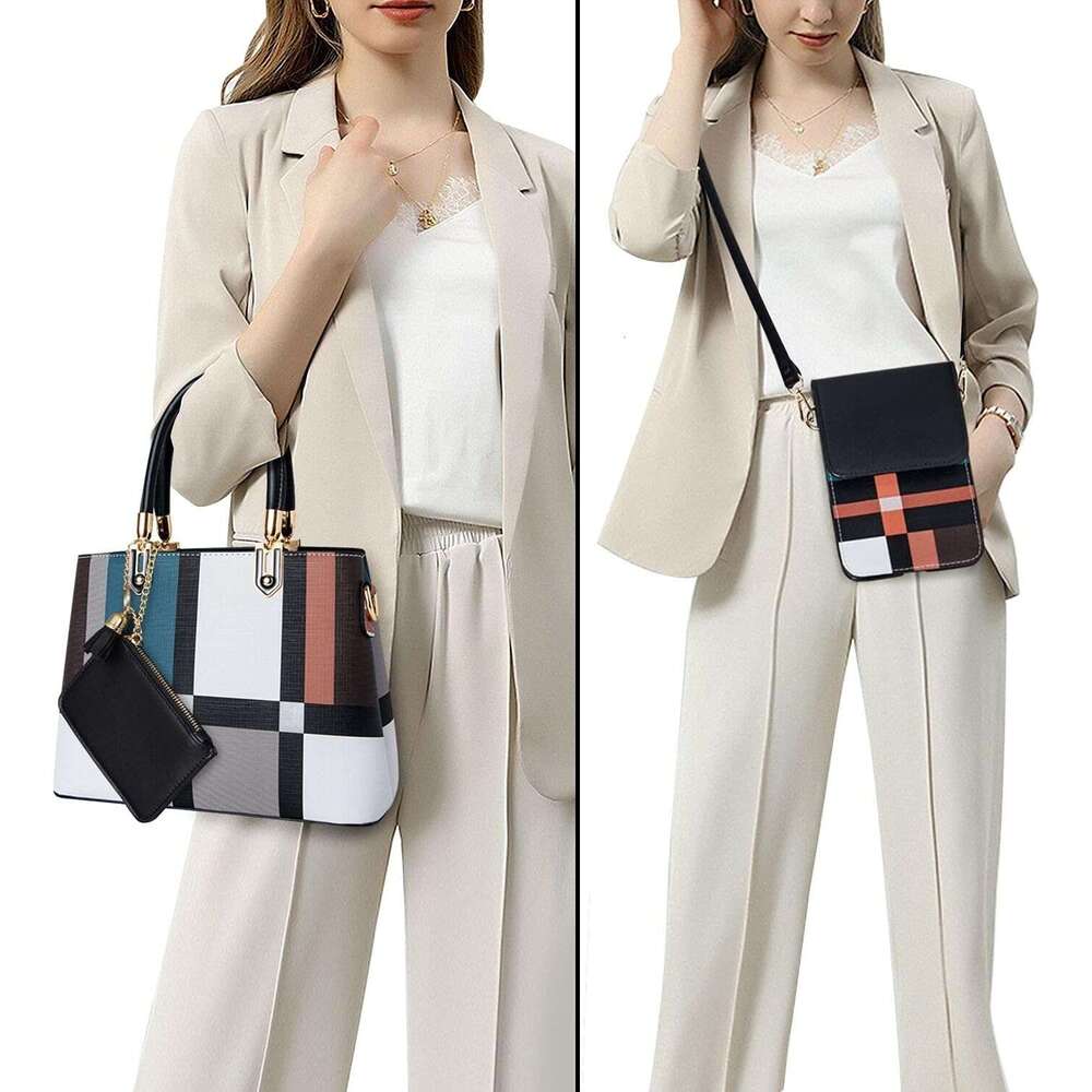 Handbags for Women Ladies Tote Shoulder Bags Top Handle Satchel Purse in Pretty Color Combination