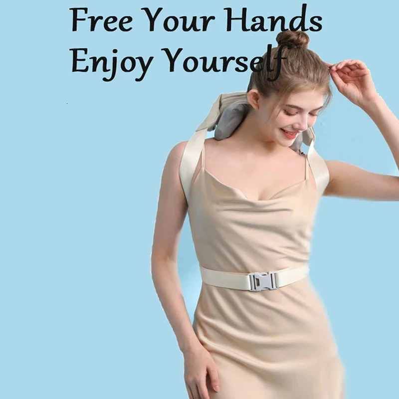 Wireless relaxation massager trapezoidal muscle relaxation deep finger pressure simulation hand pinching neck massager electric portable 241008