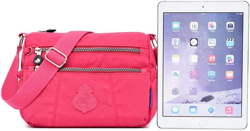 for Shoulder Women Waterproof Crossbody Purses Lightweight Nylon Work Travel Purse Messenger Bag