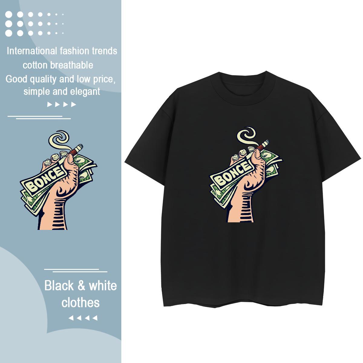 Designer Woman T Shirts 230g Cotton Crew Neck Casual Sport skull Lady T shirt Soft Black White Tops Shirt