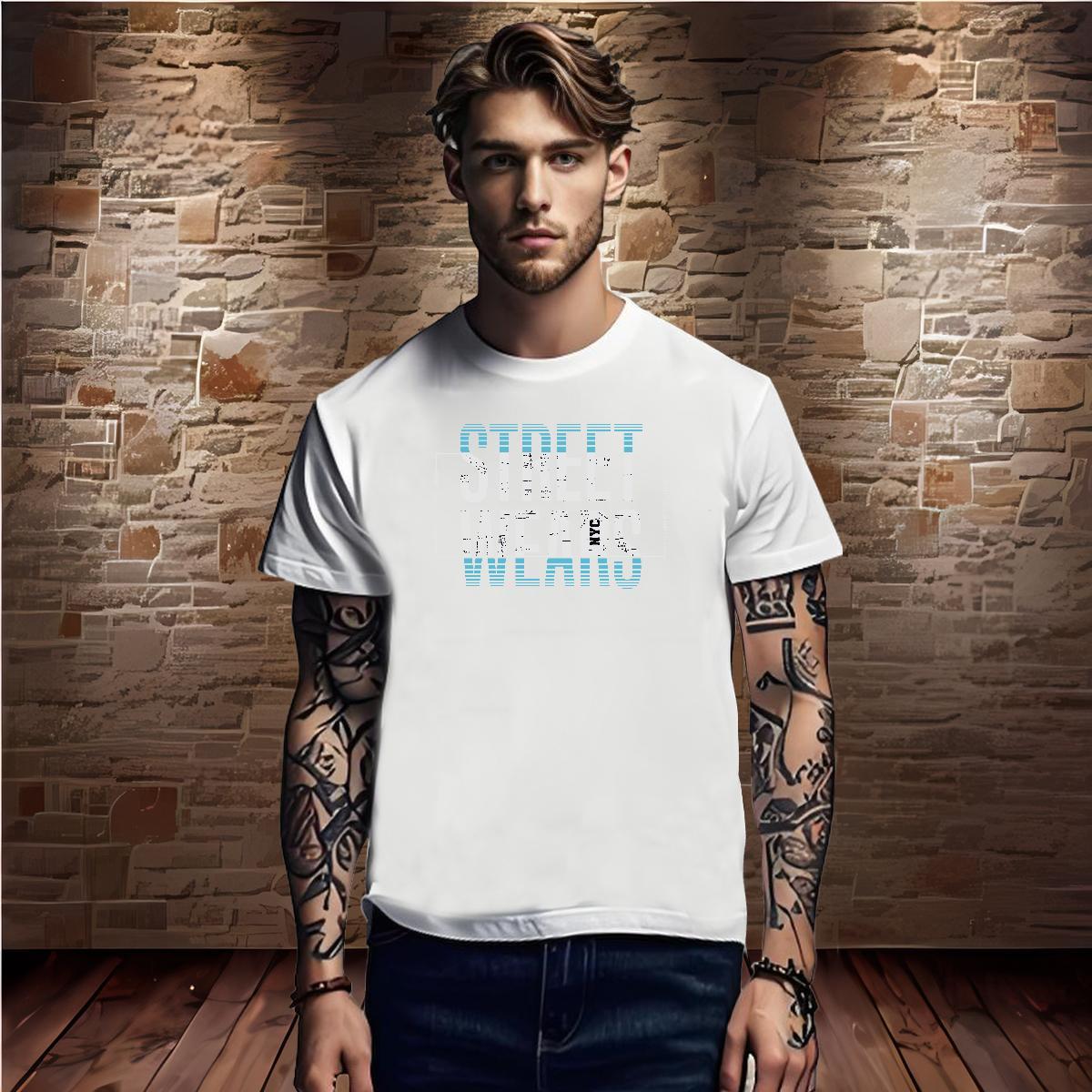 Classic Men T Shirts 230g Cotton letter Street Custom Printing Breathable Crew Neck Couples T Shirts Fashion New Tops Tees