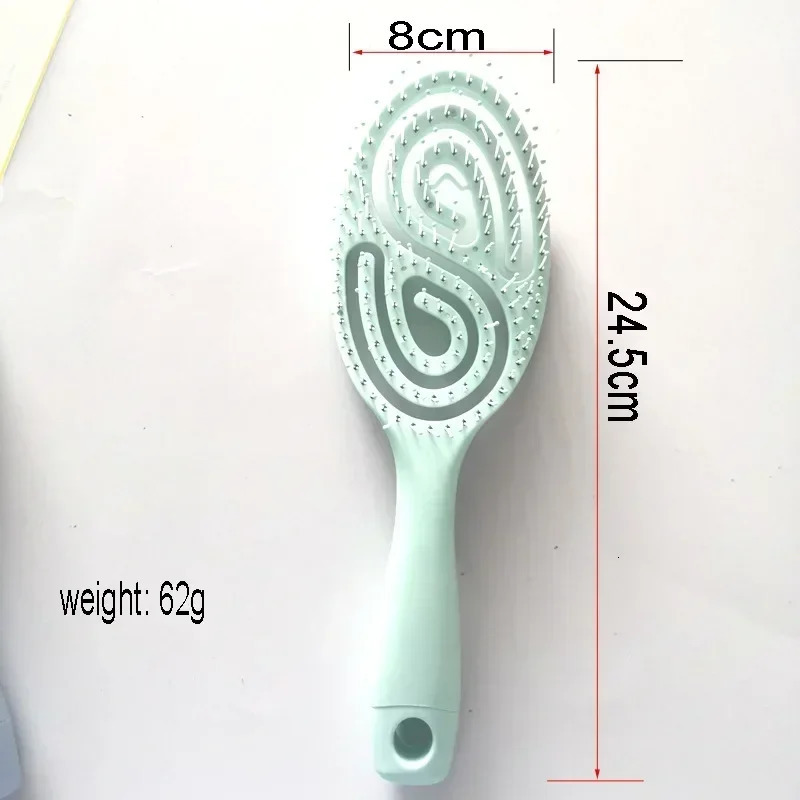 Heallor fluffy anti hair loss massage hair brush hair brush air cushion comb suitable for all hair types durable naturally curly 241009