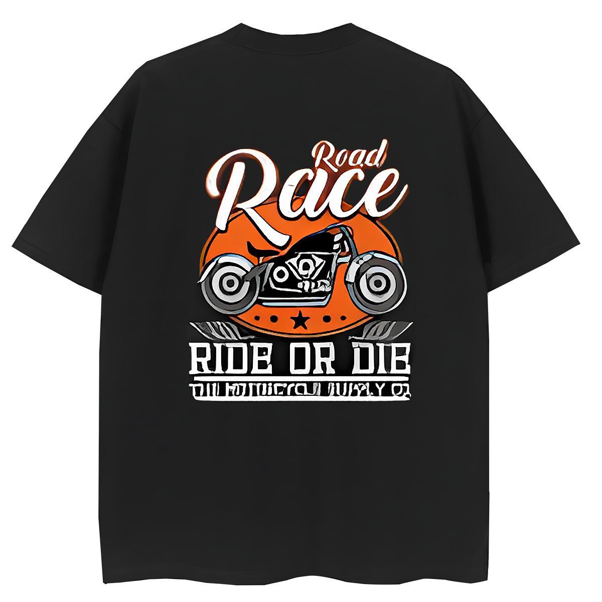 2024 Designer Woman T Shirts 230g 100% Cotton Breathable Crew Neck Casual Daily Wear Motorcycle Unisex Tshirts Comfortable Anime Tees