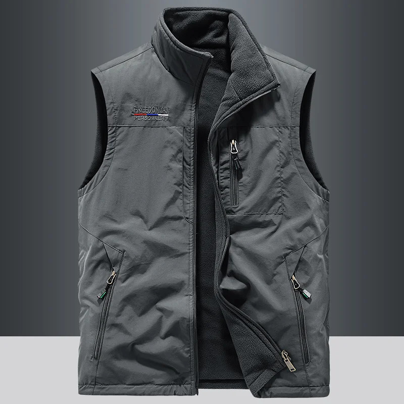 Outdoors Gilet Men Casual Heated Vest Man Plus Size Body Warmer Hiking Clothing Thermal Fashion Mens Heating Winter Coat 241007