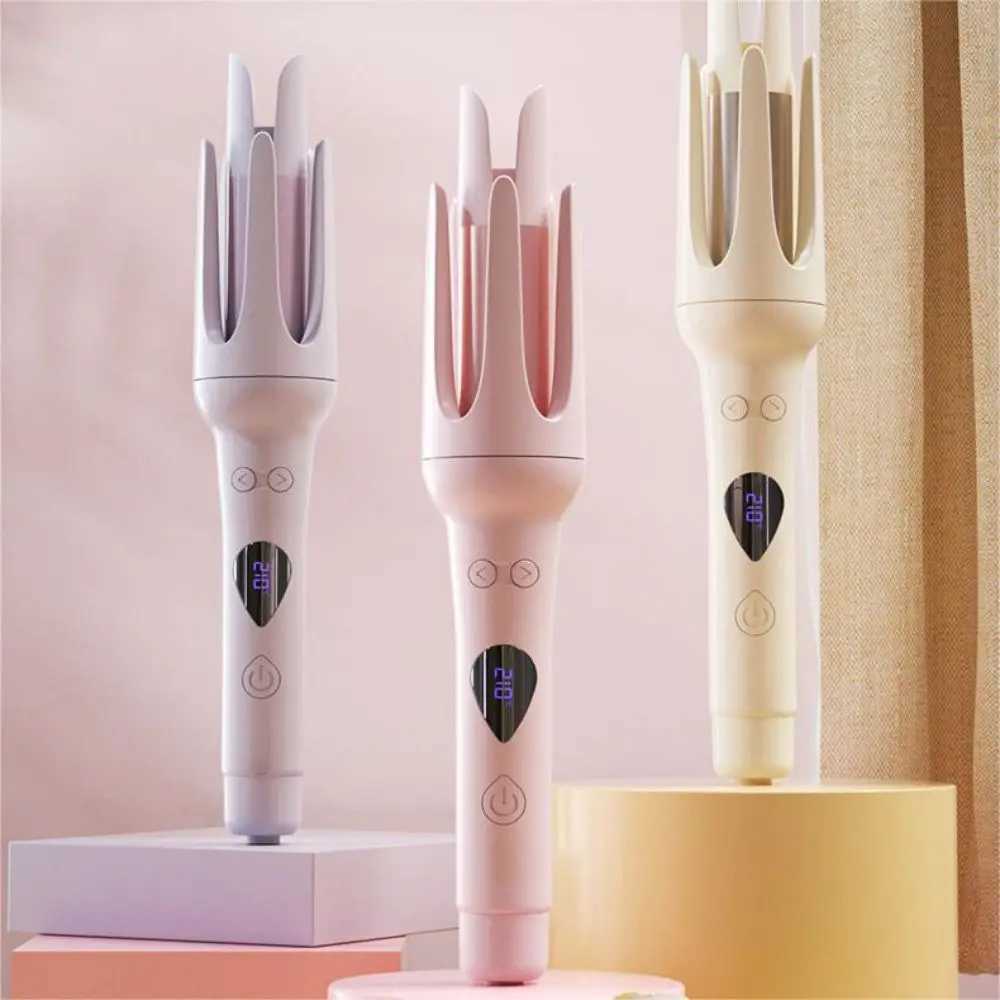 1pc automatic curling iron electric rotation big wave curling tool no hair injuryXJ241010
