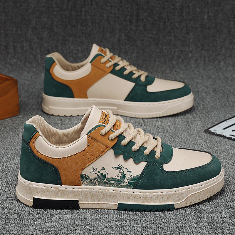 Mesh Men's Breathable Casual Sneakers: Anti-Slip, Hot Trendy Platform Sole Sneakers: Anti-Slip,