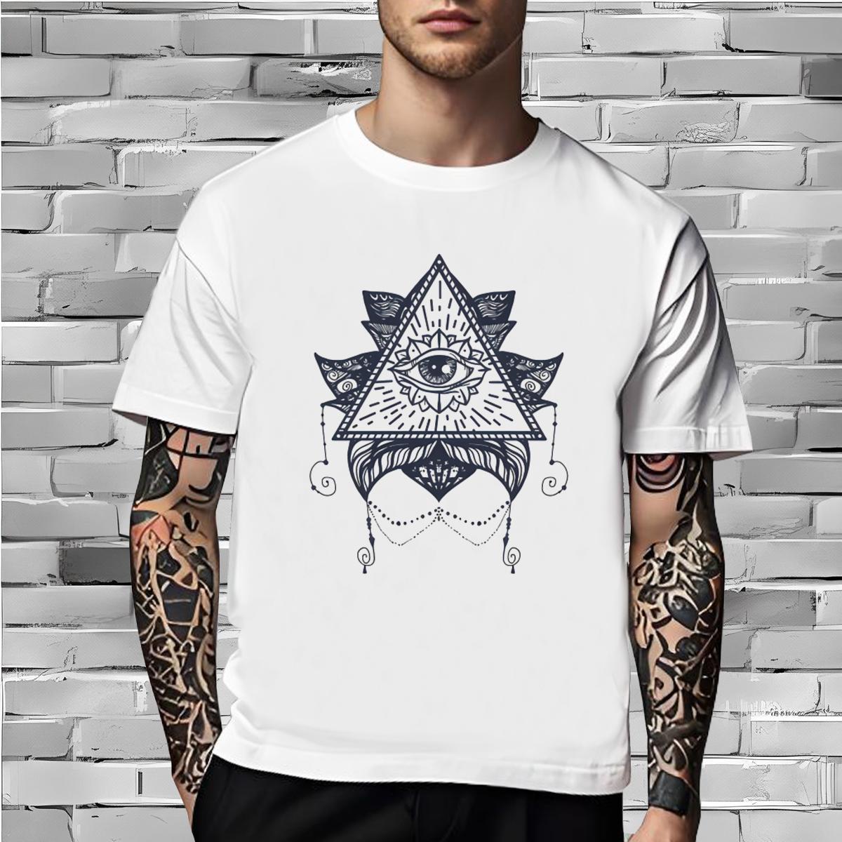 Free Shipping T-Shirts 230g Cotton eye of the devil Sports Casual Plus Size Cartoon Short Sleeve Soft Tshirt for Man Woman New Designer Clothes