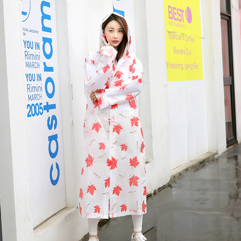 Adult raincoat breathable fabric can keep dry and comfortable even in rainy days