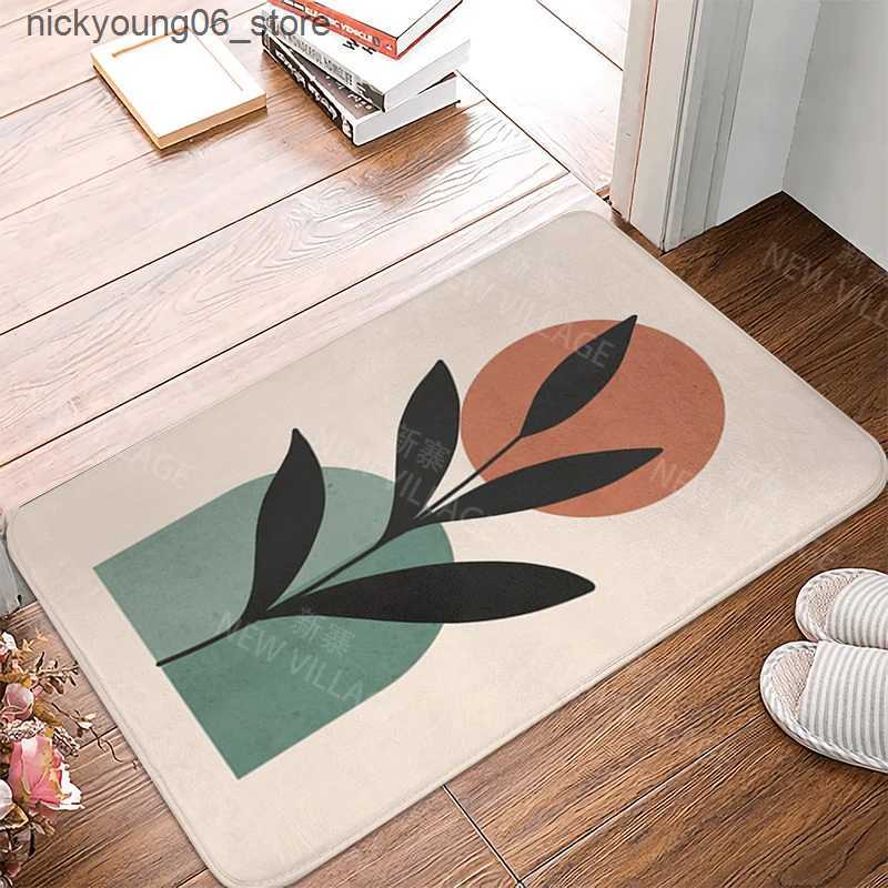 Non-Slip Bath Mats Anti-slip Bath Mat Bathroom Small Rug Shower Mat Home Decor Door Mat Kitchen Bedroom Entrance Room Mats boho abstract morandi L2409