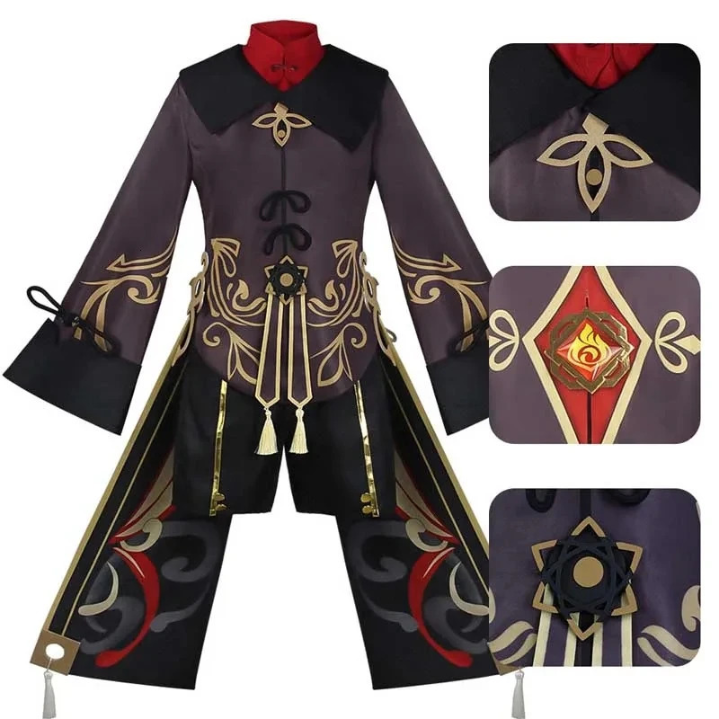 Hutao cosplay female Halloween costume anime Disfraz Mujer adult Ropa Para Hu Tao 241007