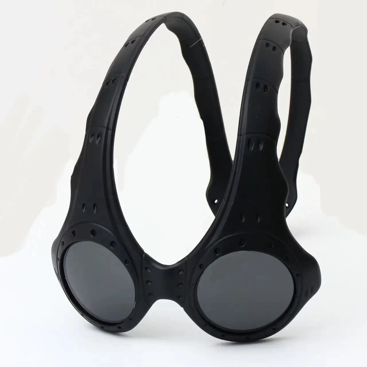 Men Super Large Shaped Y2K Head Set Alien Sunglasses Fashion Women Personalized Party Personalized Goggles Fishing Ocean Mirror 241007