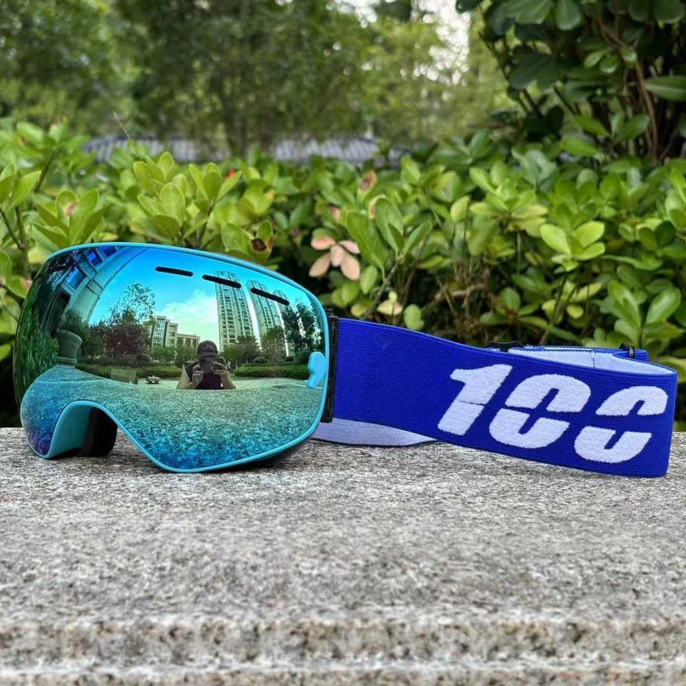 Brand ski goggles double-layer UV400 anti fog large ski goggles ski mask mens ski goggles CL241010