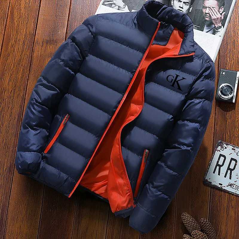 Men's Down Parkas Mens Warm Cotton Jackets Casual Sports Tops Cycling Printed Clothing Strt Fashion New 2024 Y2410094FG7
