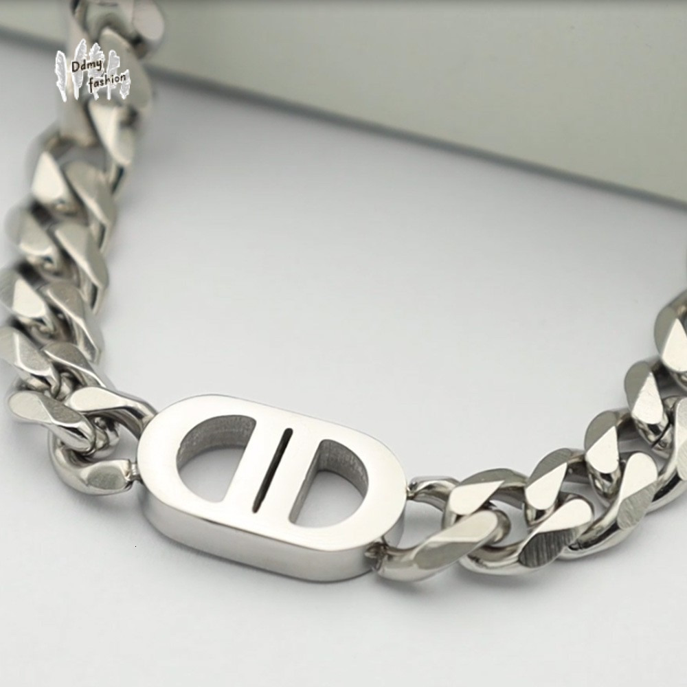 Cuban Chain - Personalized Titanium Steel Necklace, Gold, 2024 dh911125171