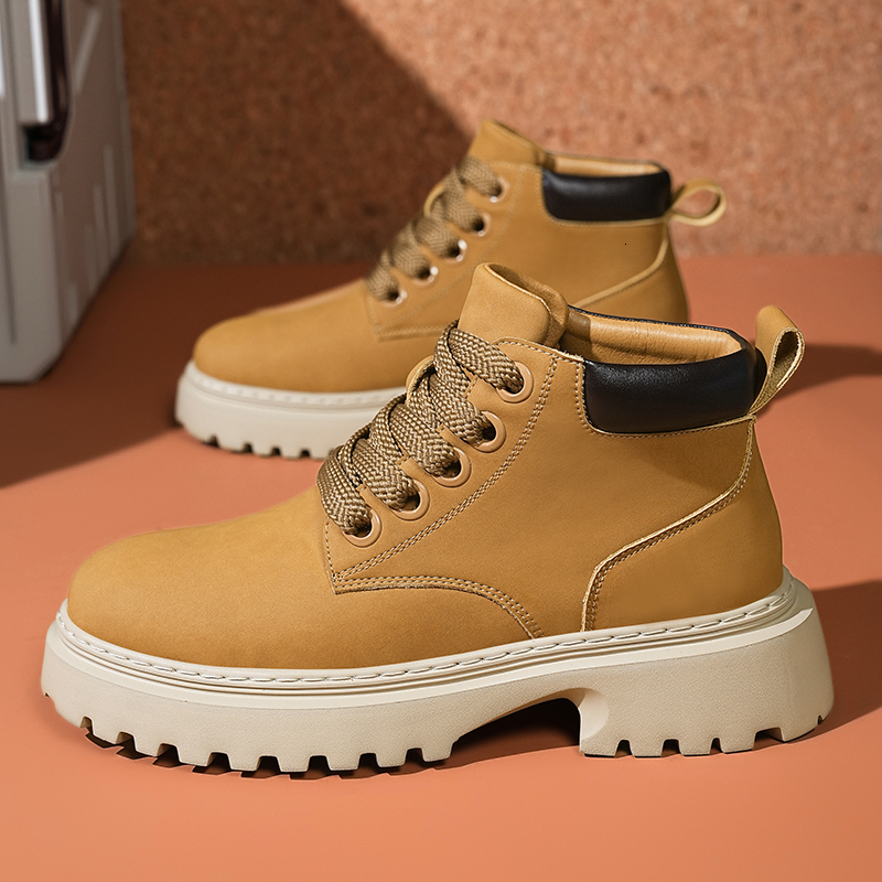 High top Martin boots for men autumn and winter