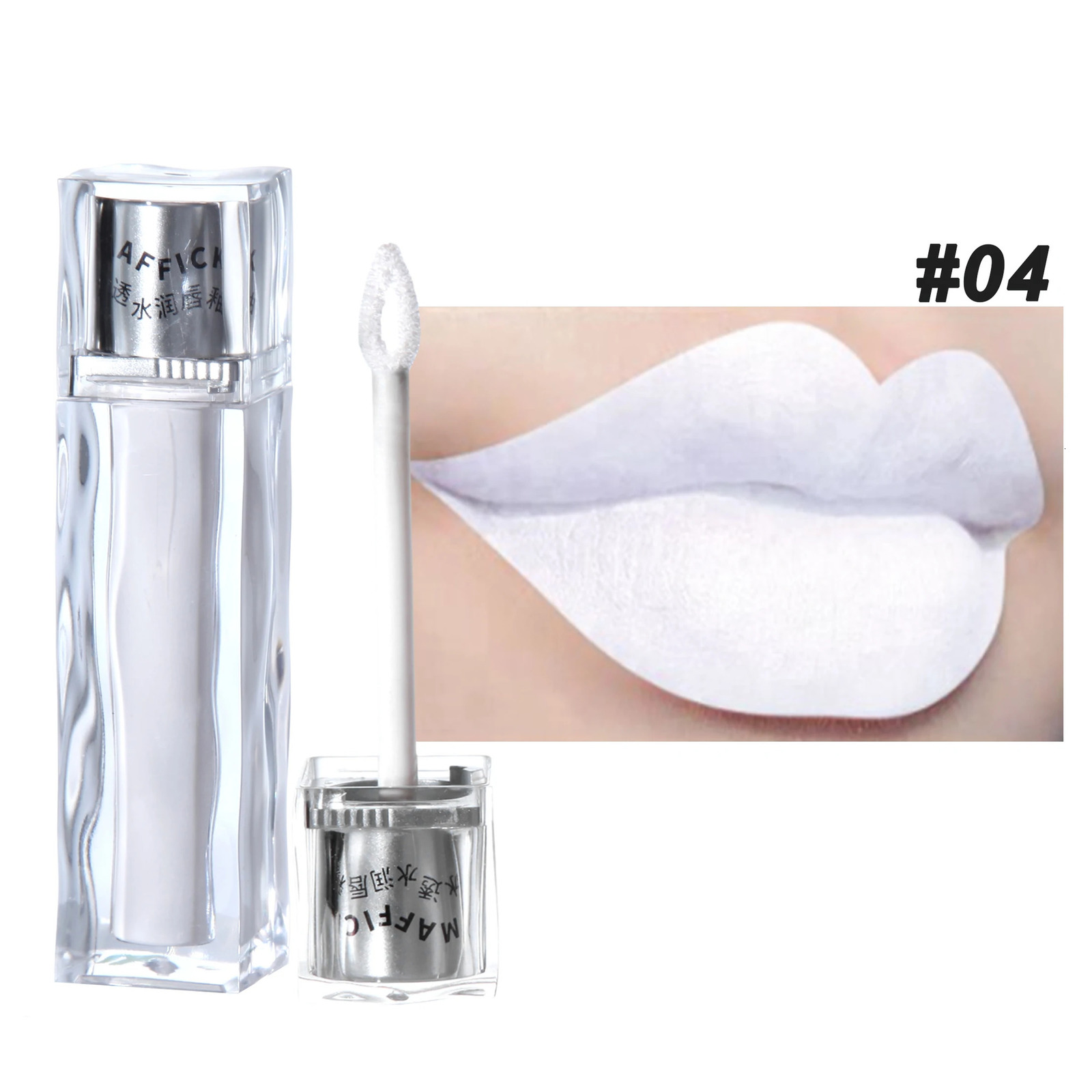 MAFFICK Black Lipstick Lip Stain Waterproof Lightweight Matte lipgloss purplebluewhite 241008