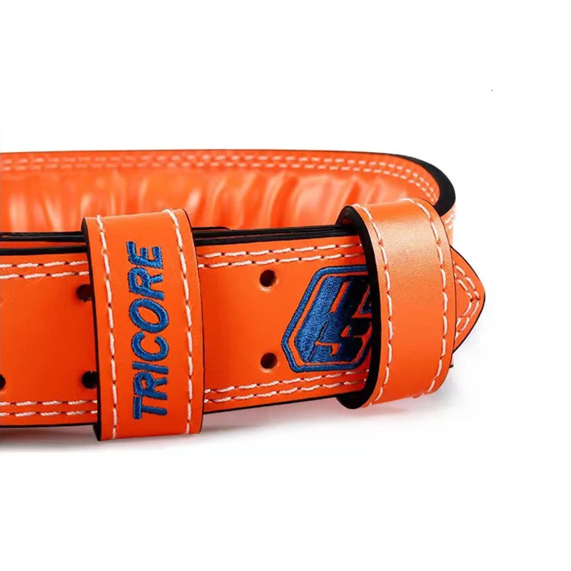 Weight lifting leather belt body fitness gym back support strength enhancement belt waist protector 240930