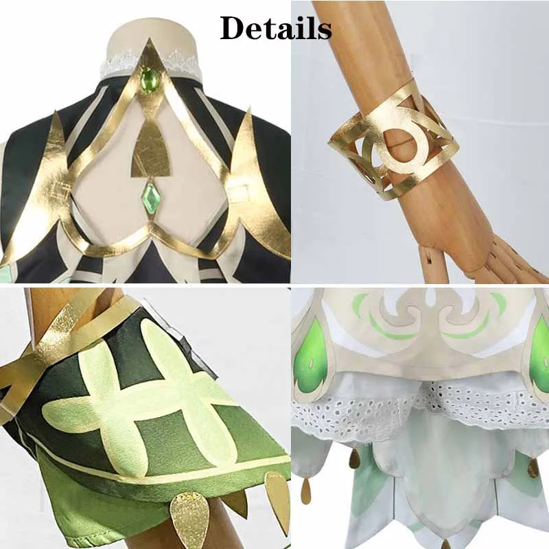 Nahida cosplay costume Little Lord Guishuang full outfit earrings wig manga exhibition 241007