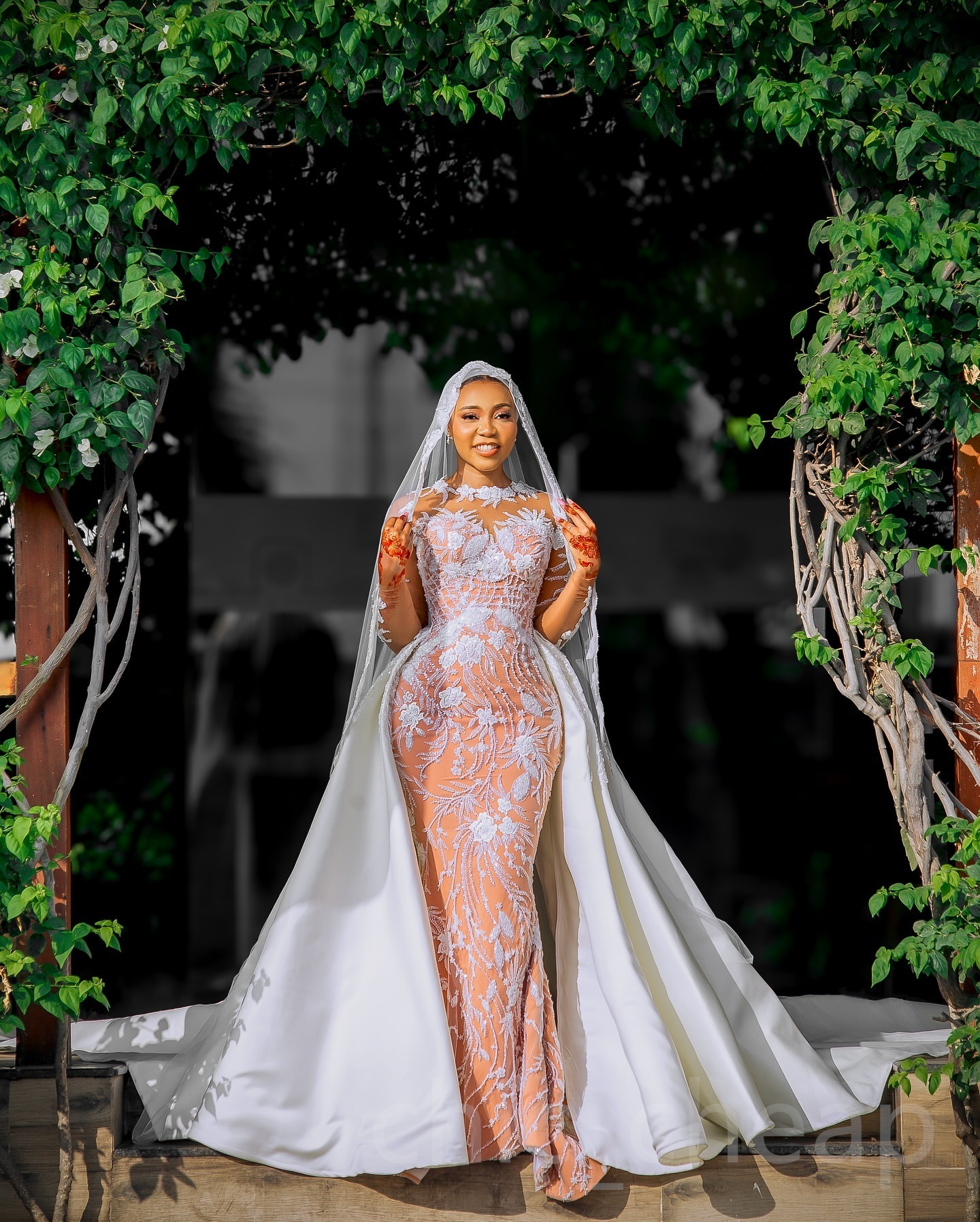 Aso Arabic Ebi Plus Size Off White Illusion Mermaid Wedding Dresses Lacefull Beaded Full Sleeves Vintage Elegant Bridal Gowns Dress ZJ