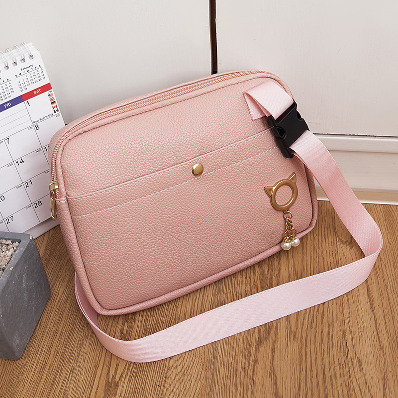 Girls Crossbody Bags Fashion Lady Wallet 5 Colour Classic Embroidered Small Square Bags Zipper Design Crossbody Shoulder Bag Tote Bag CRD2410102