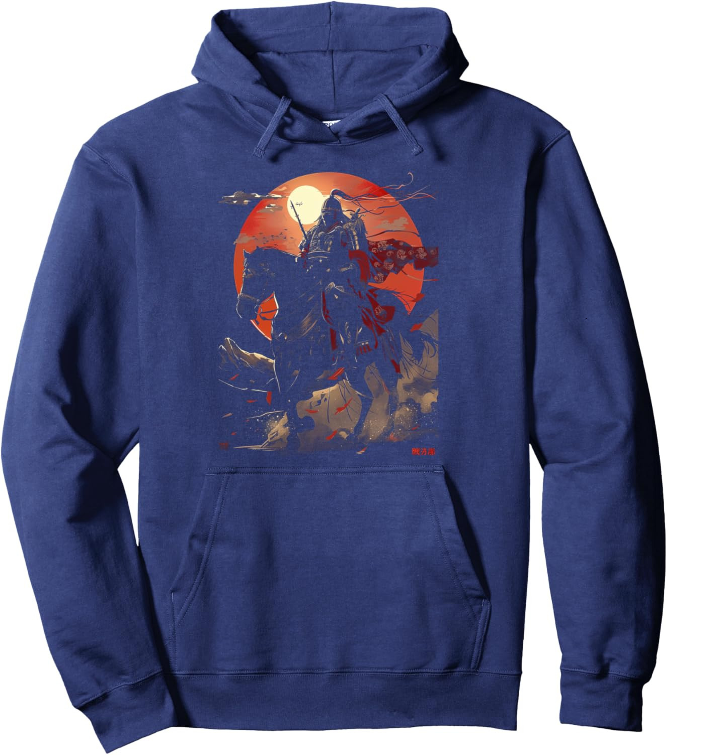 Hoodie for Mens Womens Samurai Warrior Striking Pose Epic Battle Art Print Pullover Hoodie Graphic Hoodies sweatshirt Pullover Long Sleeve