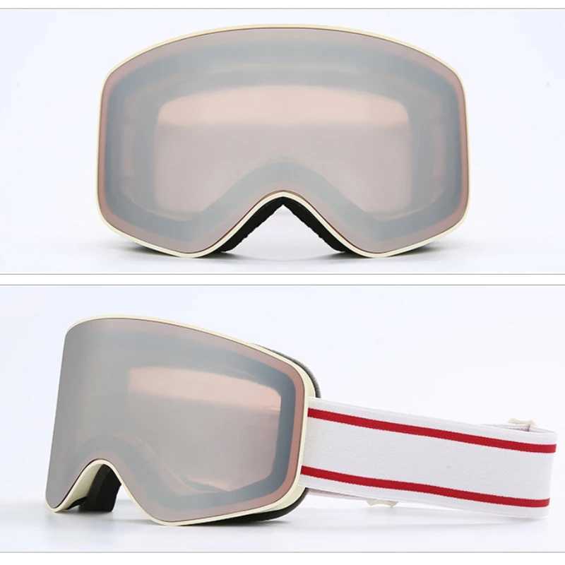 New type of skiing goggles with anti fog and windproof glasses for women outdoor sports mountain skiing electric bike glasses CL241010