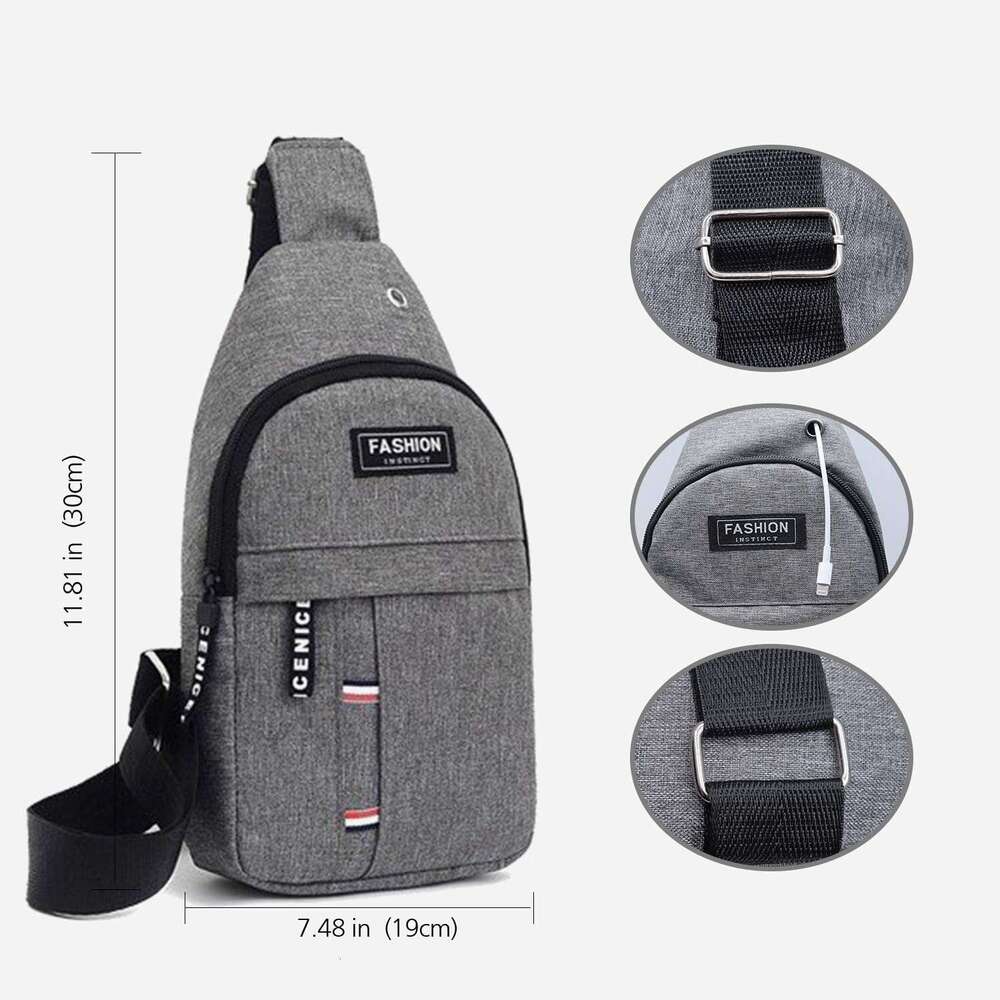Sg Bag, Unisex Small Cross Body Shoulder Bag with adjustable shoulder strap