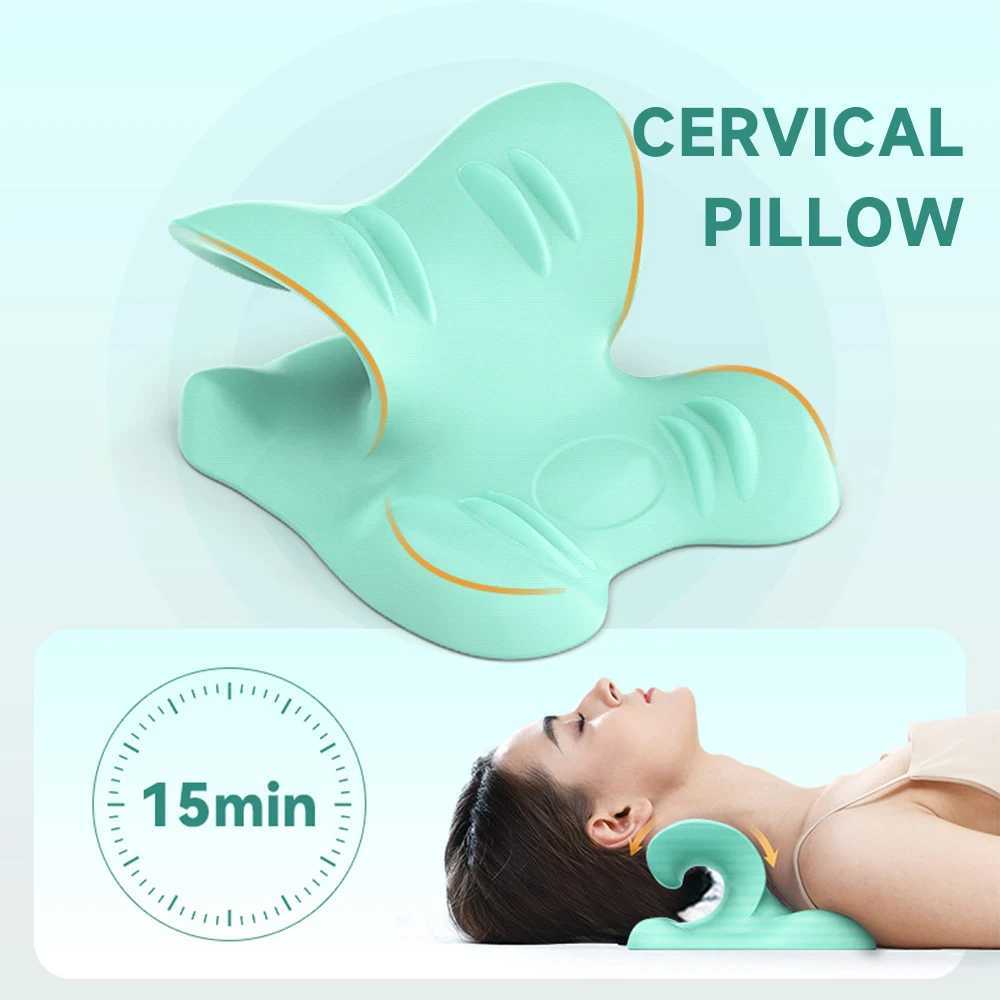 Cervical Massage Pillow Neck Stretching Shoulder Massager Neck Massager Cervical Pain Relieving Muscle Relaxation Traction Device W240819