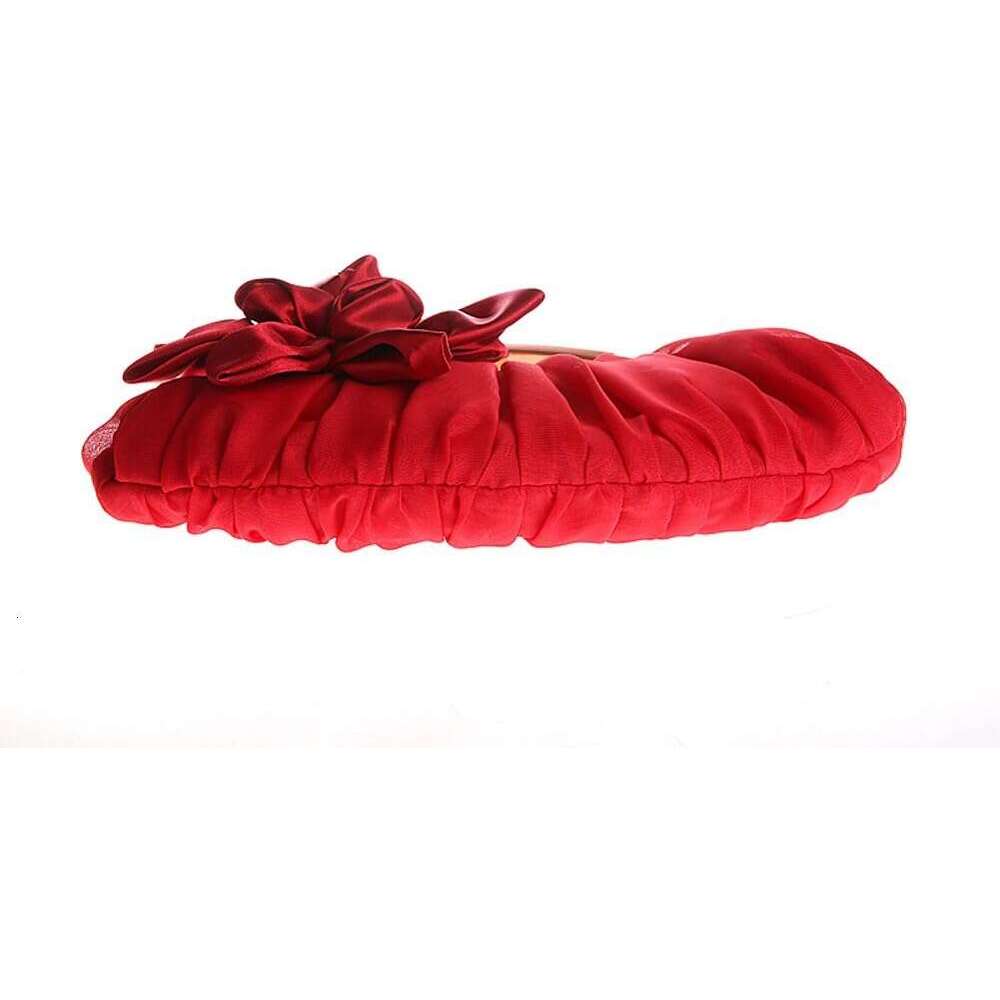 Embellish Sheer Chiffon Exterior Big ral Party Clutch Evening Handbag