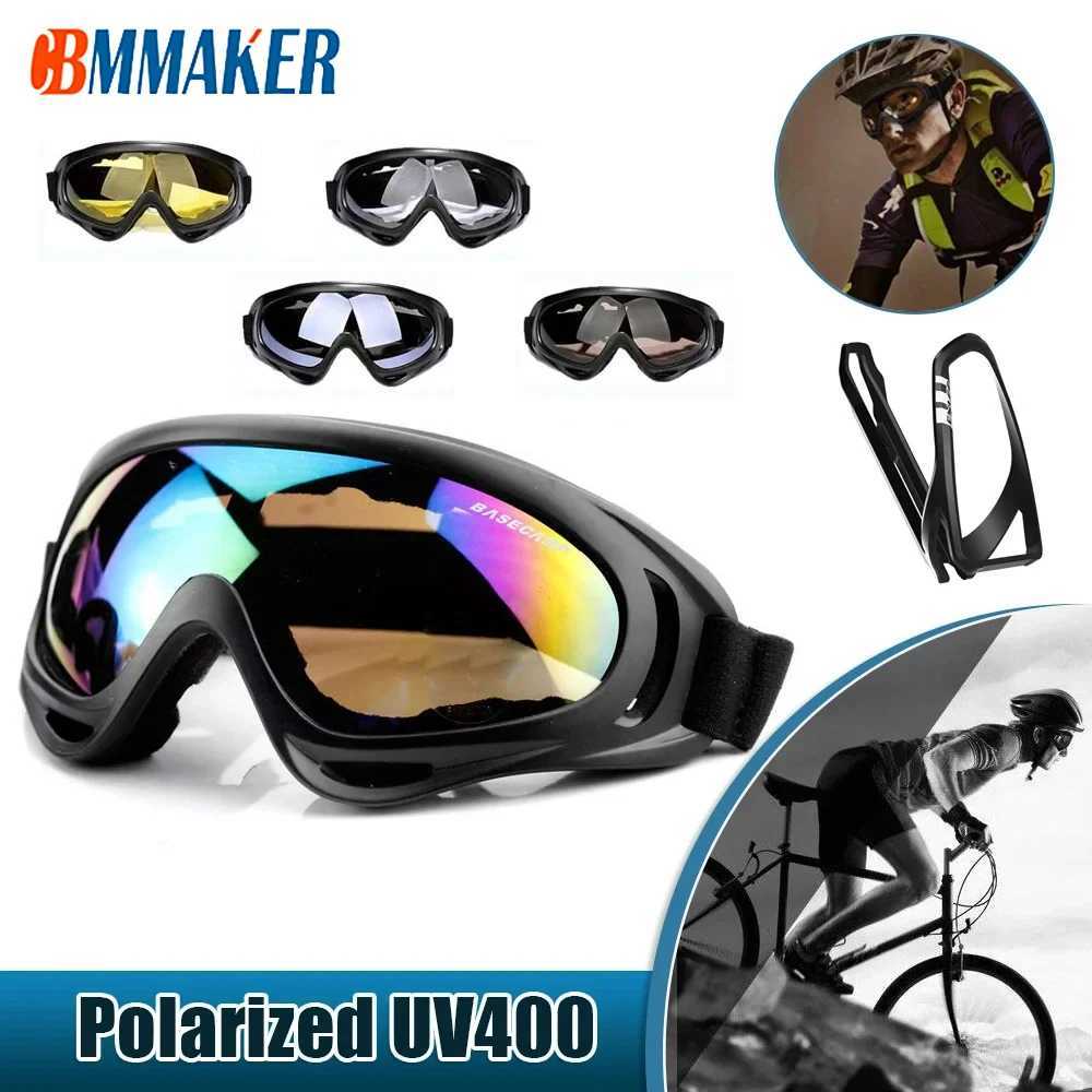 1Pc Winter Adult Windproof Skiing Glasses Outdoor Sports CS Glasses Skiing Glasses UV400 Dustproof Motorcycle Bicycle Sunglasses CL241010