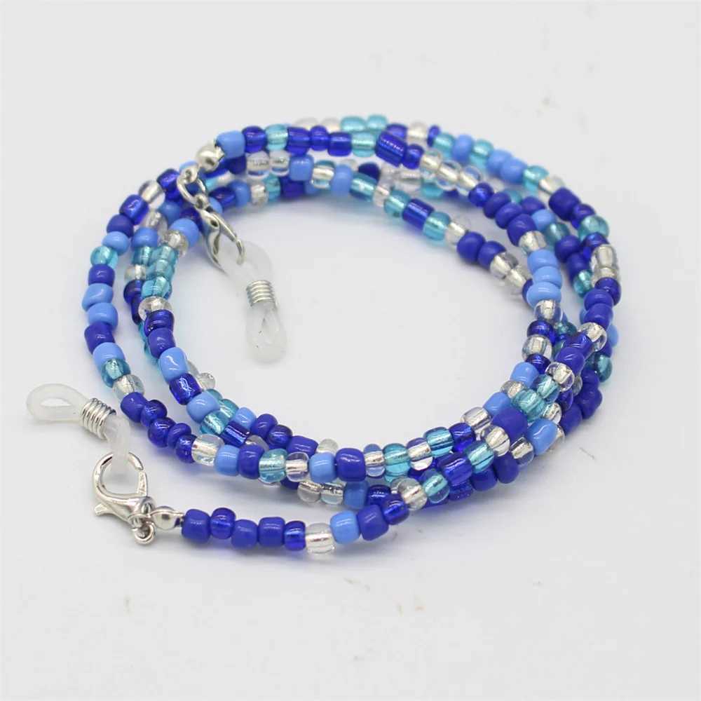 Fashion Eyeglasses Chain Colorful Beaded Trendy Outside Casual Sunglasses Accessory Necklace Mask Hanging Rope Women GiftsX241010
