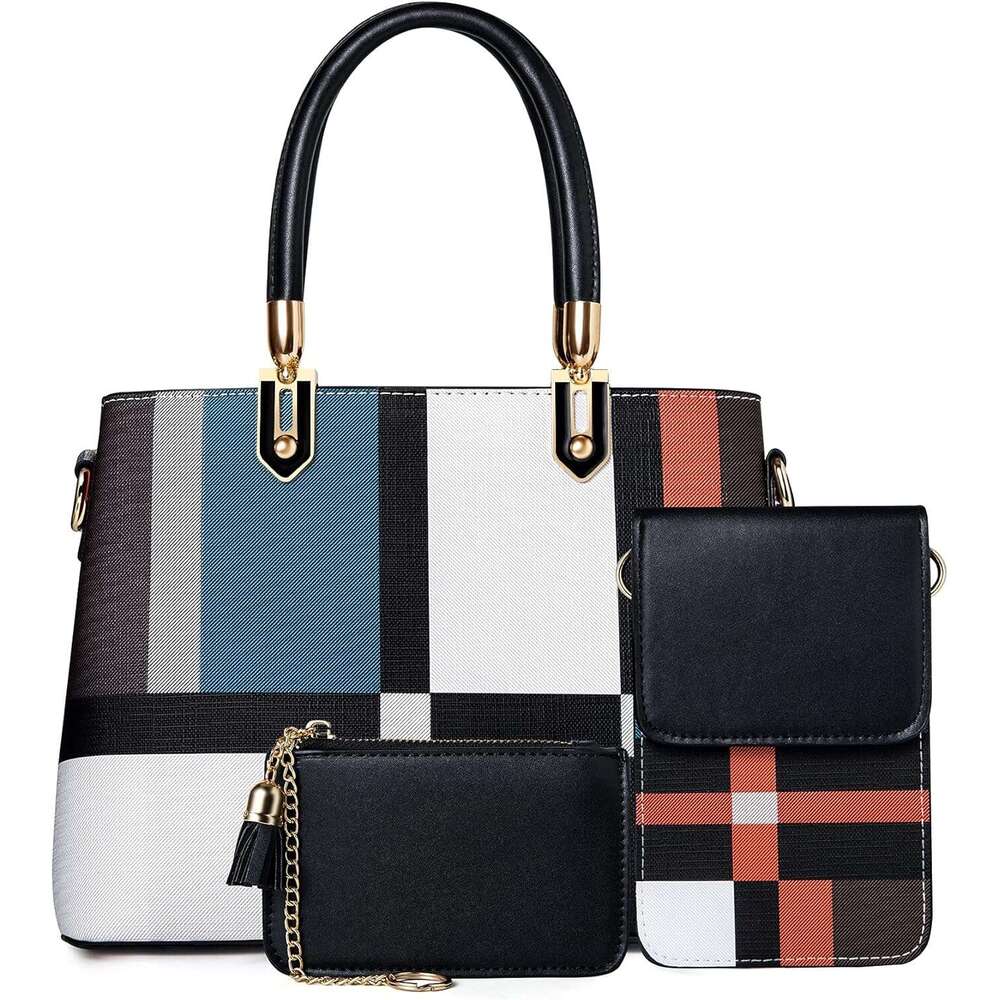 Handbags for Women Ladies Tote Shoulder Bags Top Handle Satchel Purse in Pretty Color Combination