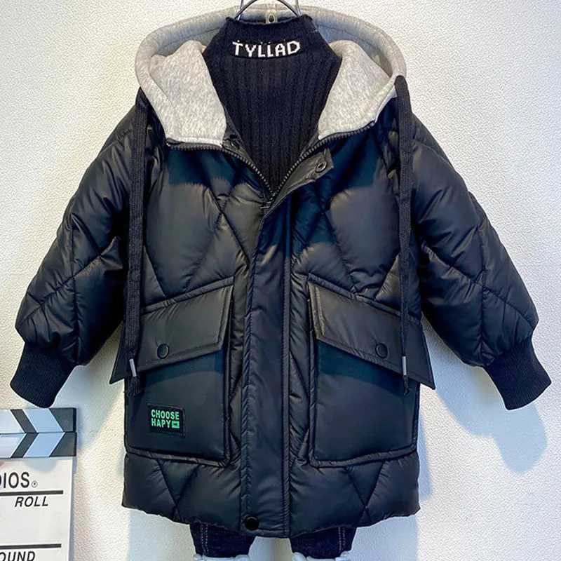 Down Coat Childrens winter down jackets boys toddlers girls clothing thick and warm hooded jackets Parka youth clothing outerwear snow jackets H241010