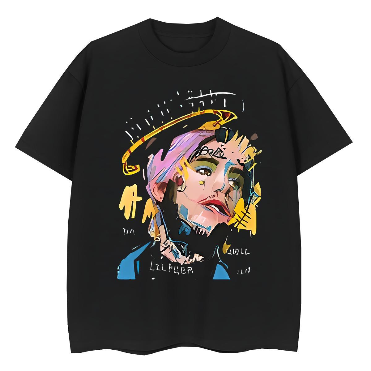 Fashion Woman T Shirts 230g 100% Cotton Short Sleeve O-Neck Casual Beach portrait Women Tshirts Wholesale Cartoon Floral Printing Tops Shirt