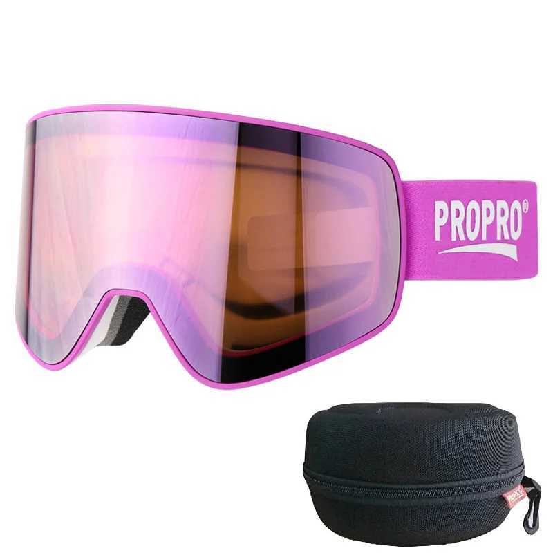 PROPRO Ski Goggles Antiparras Sports Goggles Alpine Ski Goggles Double layer CL241017